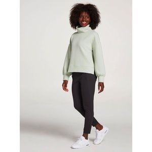 CALIA by Carrie Underwood Fresh Sage Cloud Extended Neck Pullover - MEDIUM